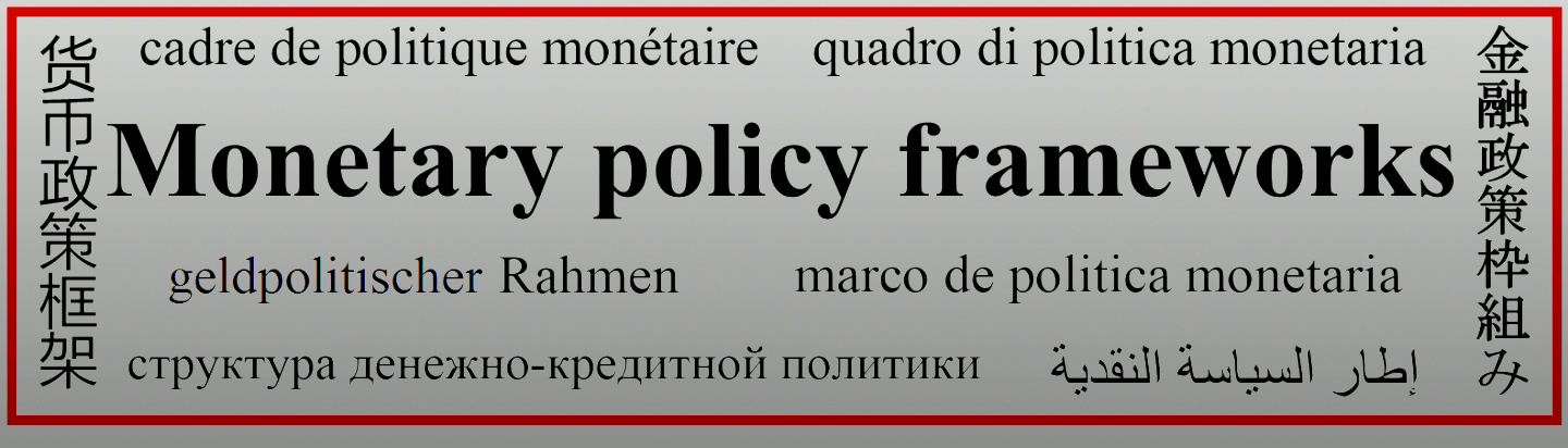 Monetary Policy Frameworks
